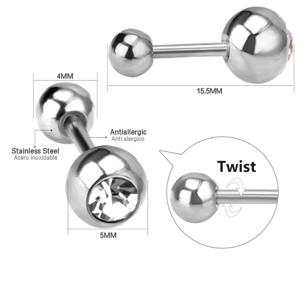 Damen Bauchnabelpiercing mit funkelndem Kristall Shop Nory