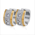 Damen Ohrstecker mit eleganter Zirkonia-Besatz und glänzendem Finish Shop Nory