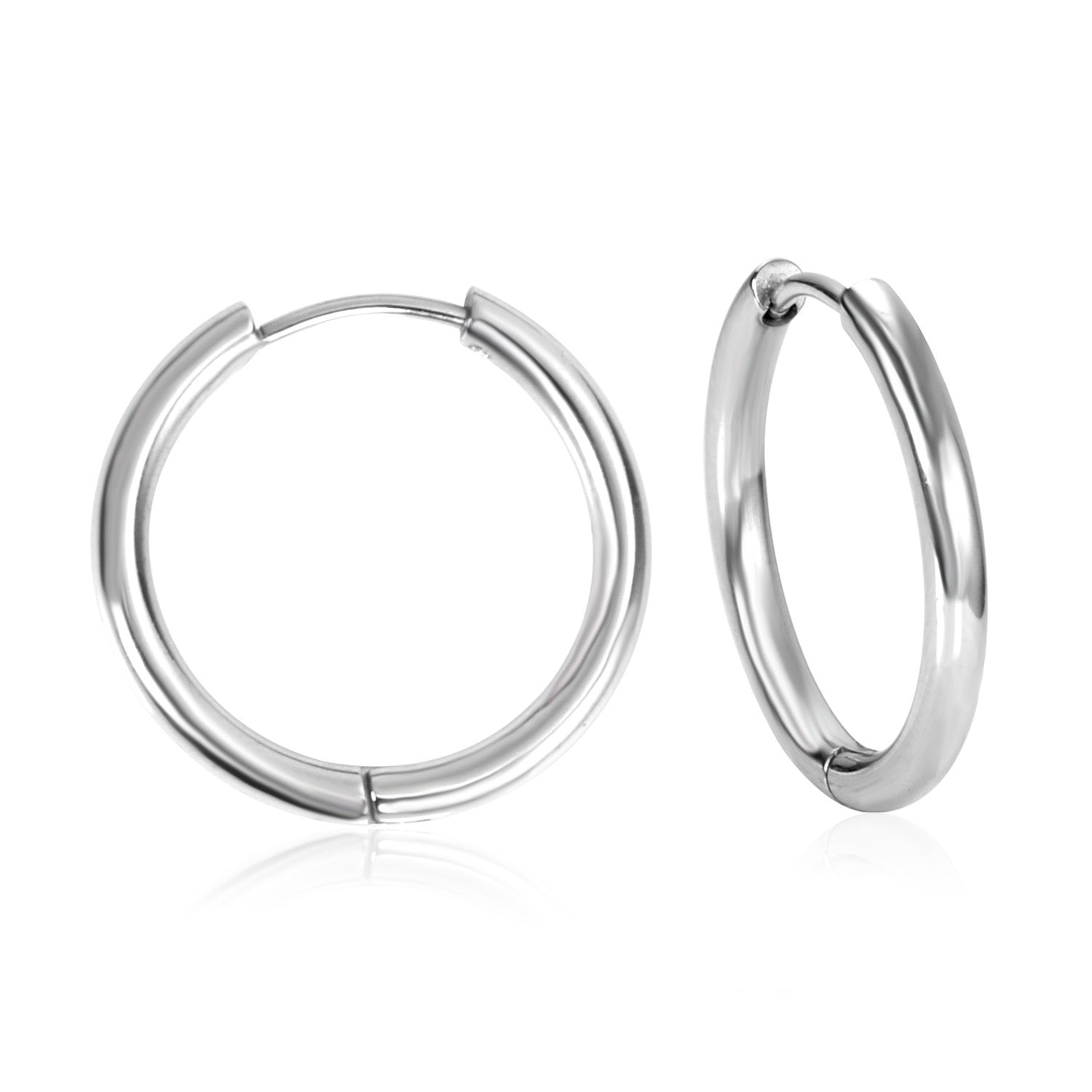 Damen Hängende Ohrringe aus hochwertigem Edelstahl mit rosé goldplattierter Oberfläche Shop Nory