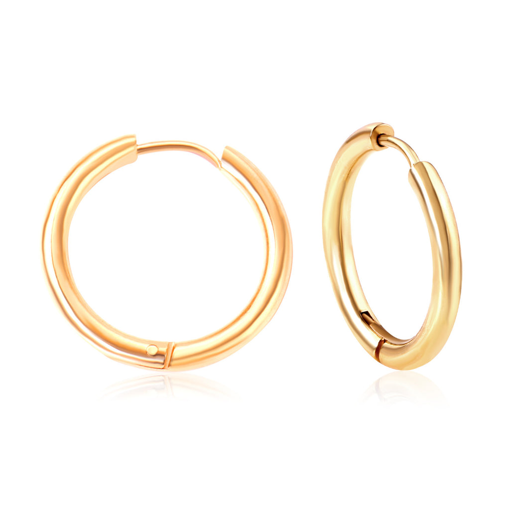 Damen Hängende Ohrringe aus hochwertigem Edelstahl mit rosé goldplattierter Oberfläche Shop Nory