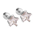 Damen Ohrstecker mit funkelndem Sternenmotiv aus hochwertigem Edelstahl Shop Nory