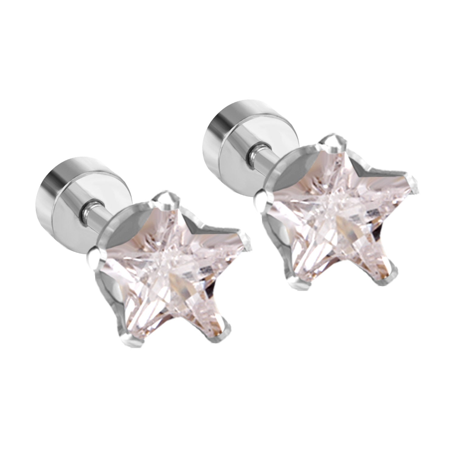 Damen Ohrstecker mit funkelndem Sternenmotiv aus hochwertigem Edelstahl Shop Nory