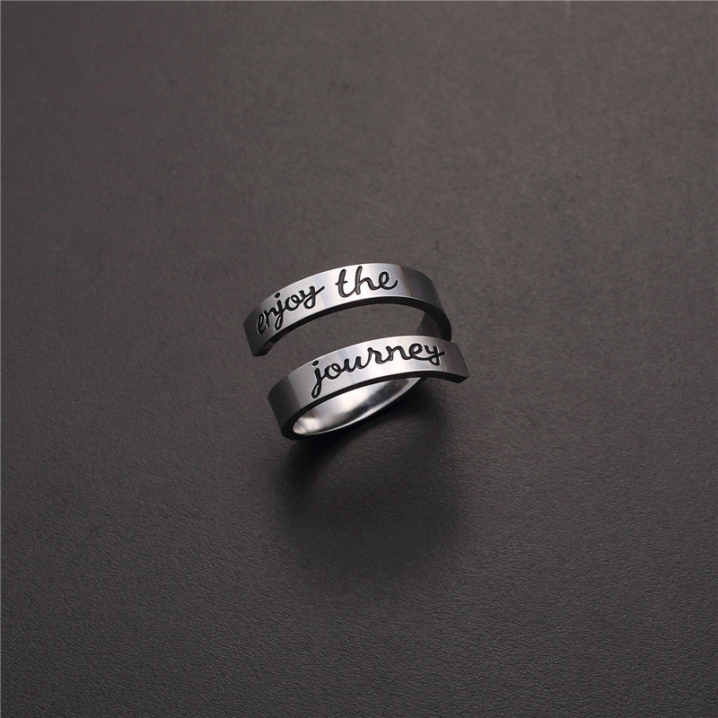 Damen Motivationsring mit inspirierendem Schriftzug Shop Nory