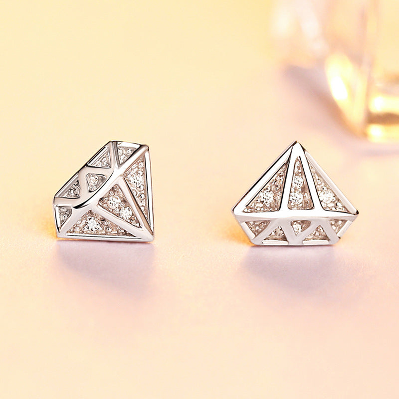 Damen Ohrstecker im modernen Diamantdesign Shop Nory