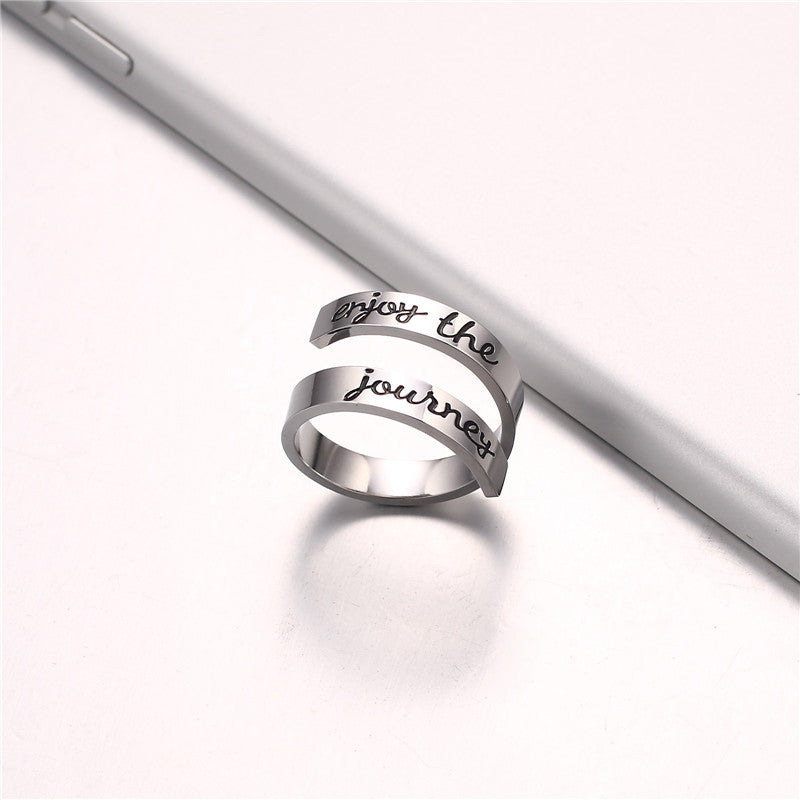 Damen Motivationsring mit inspirierendem Schriftzug Shop Nory
