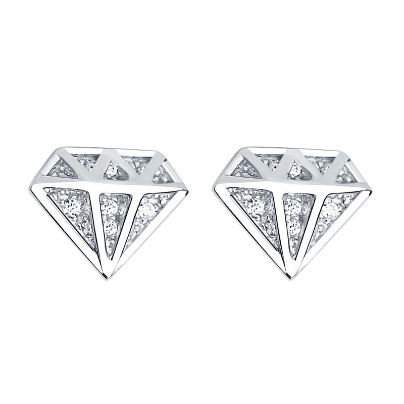 Damen Ohrstecker im modernen Diamantdesign Shop Nory