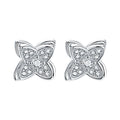 Damen Ohrstecker mit kunstvollem Schmetterlingsdesign und funkelnden Zirkoniasteinen Shop Nory