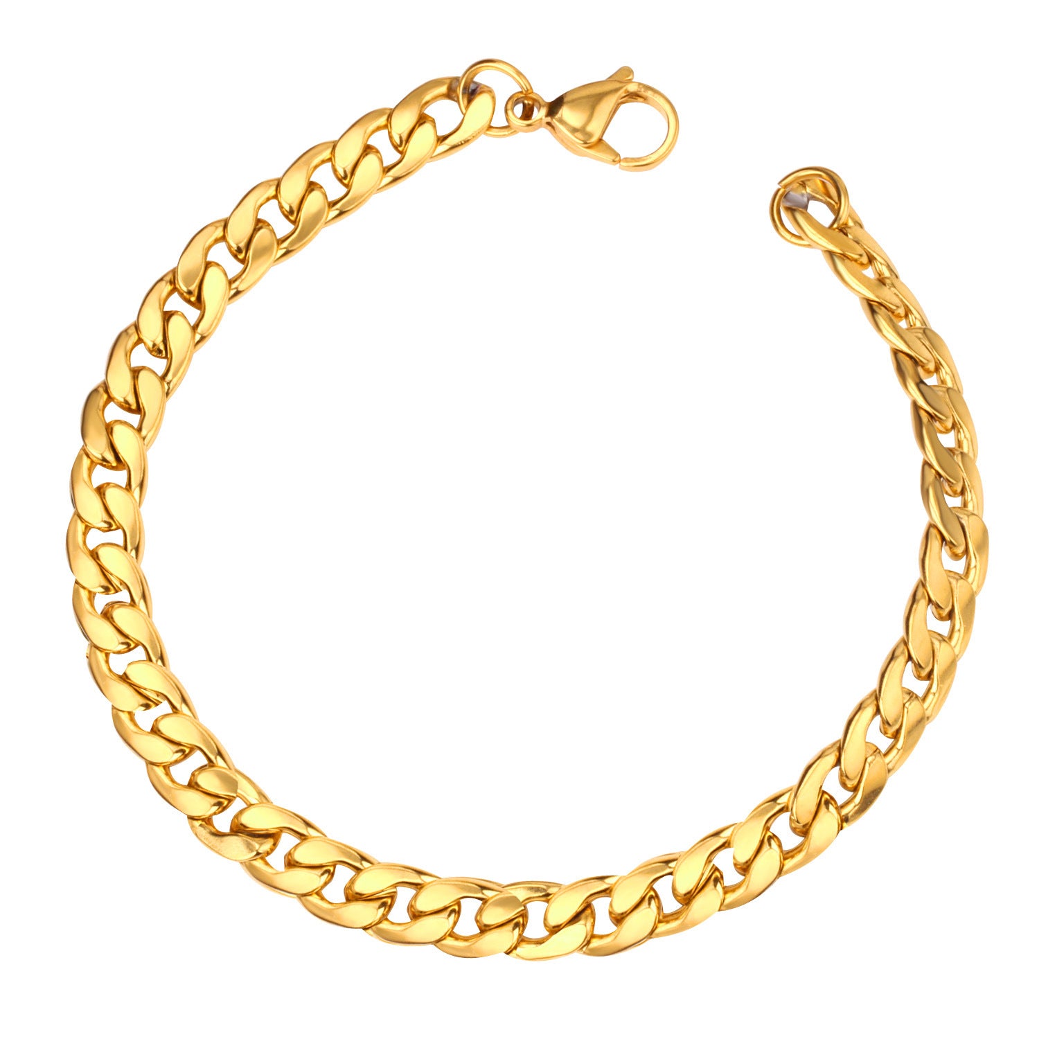 Damen Edelstahl Armband mit elegantem Gliederdesign und luxuriösem Goldüberzug Shop Nory