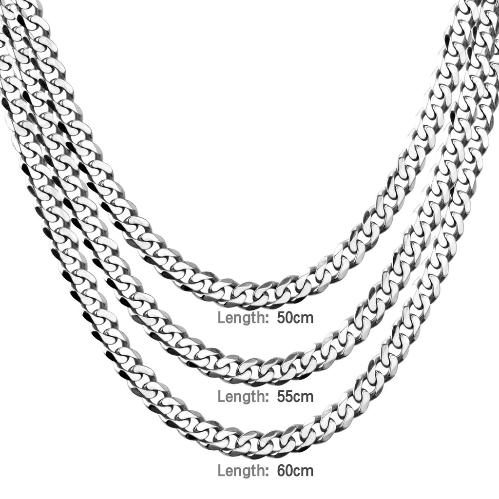 Damen Edelstahl Halskette und Armband Set Shop Nory