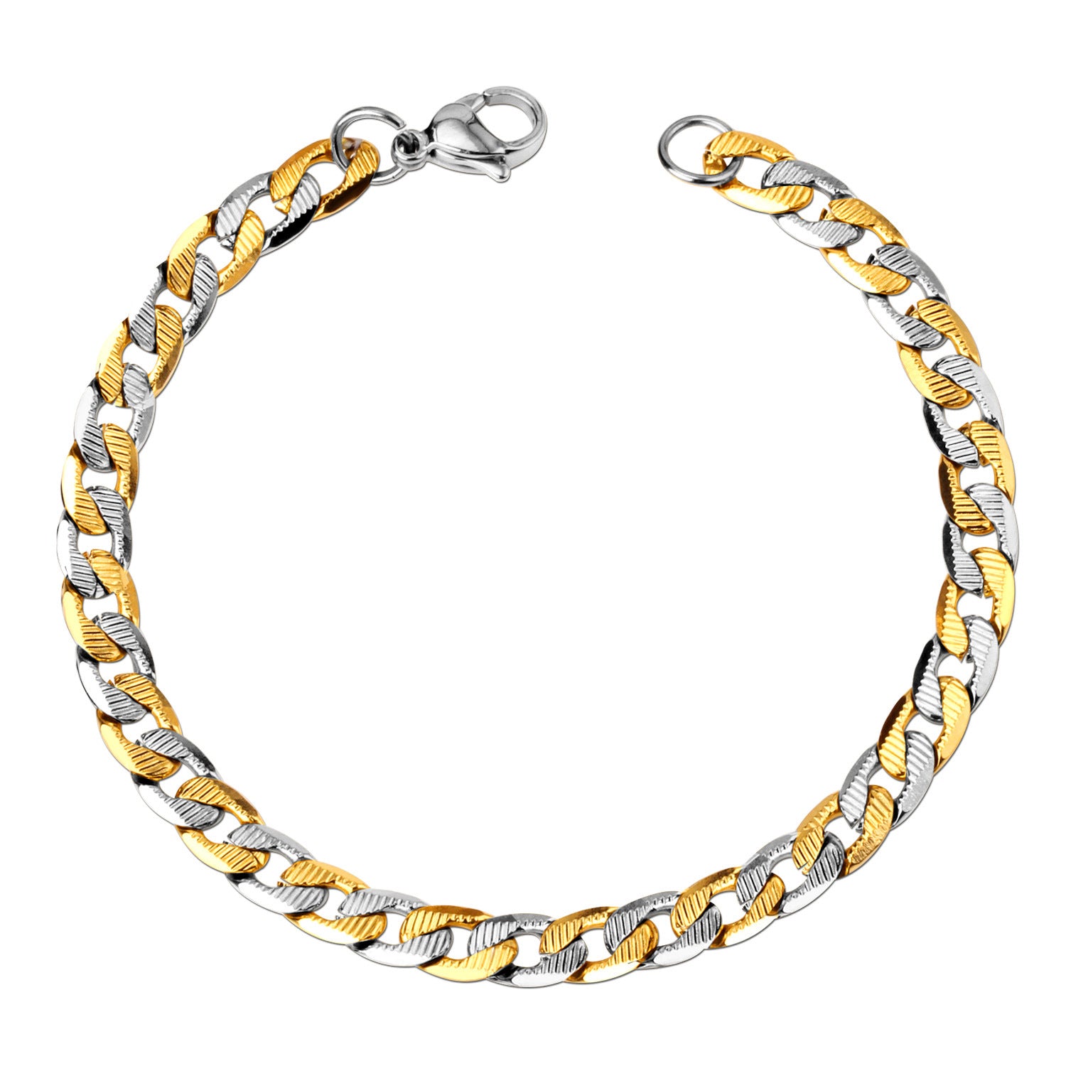 Damen Edelstahl Halskette mit feinen Glieder-Design Shop Nory
