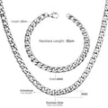 Damen Edelstahl Halskette mit massivem Gliederdesign und antiallergischer Beschichtung Shop Nory
