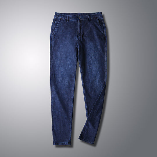 Herren Schmal geschnittene Denim-Chino mit Stretch, tapered Bein und klassischer Five-Pocket-Optik Shop Nory