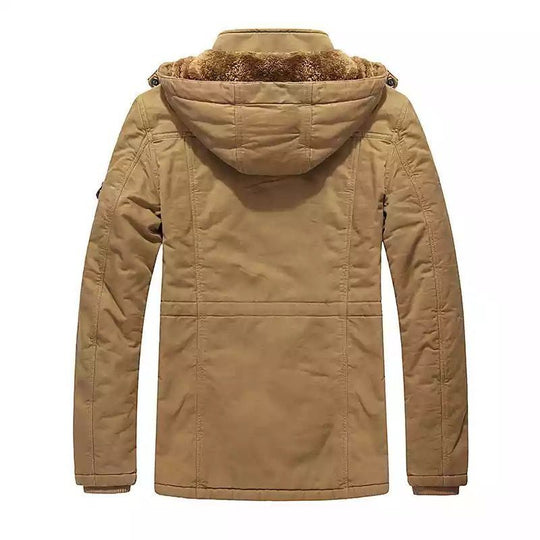 Herren Field-Parka mit Teddyfutter, Kapuze und Mehrzwecktaschen Shop Nory