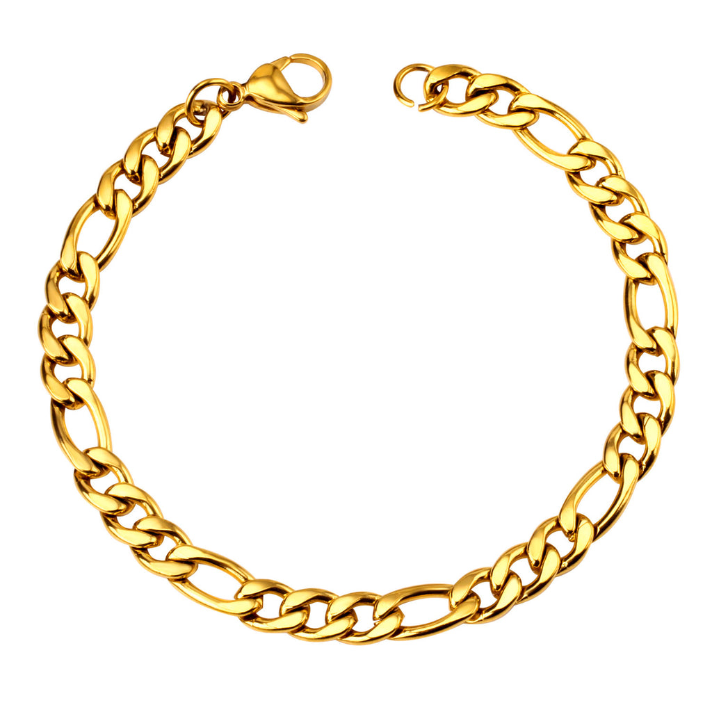 Damen Edelstahl Armband mit elegantem Gliederdesign und luxuriösem Goldüberzug Shop Nory