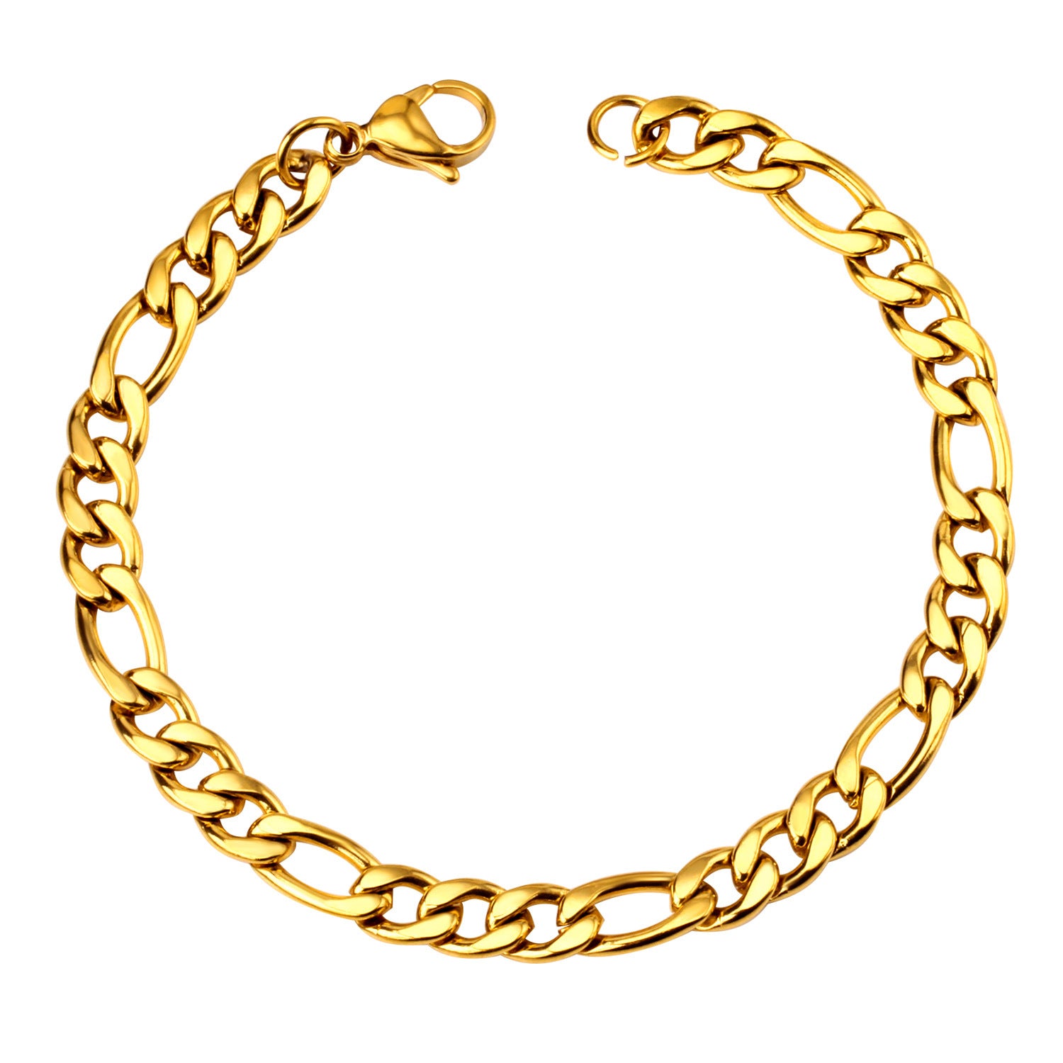 Damen Edelstahl Armband mit elegantem Gliederdesign und luxuriösem Goldüberzug Shop Nory