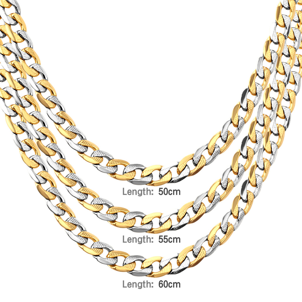 Damen Edelstahl Halskette mit feinen Glieder-Design Shop Nory