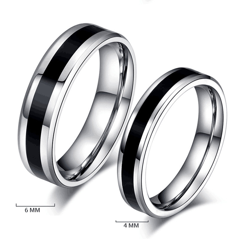 Herren Ring mit modernem, zweifarbigen Design und eleganten Akzenten Shop Nory