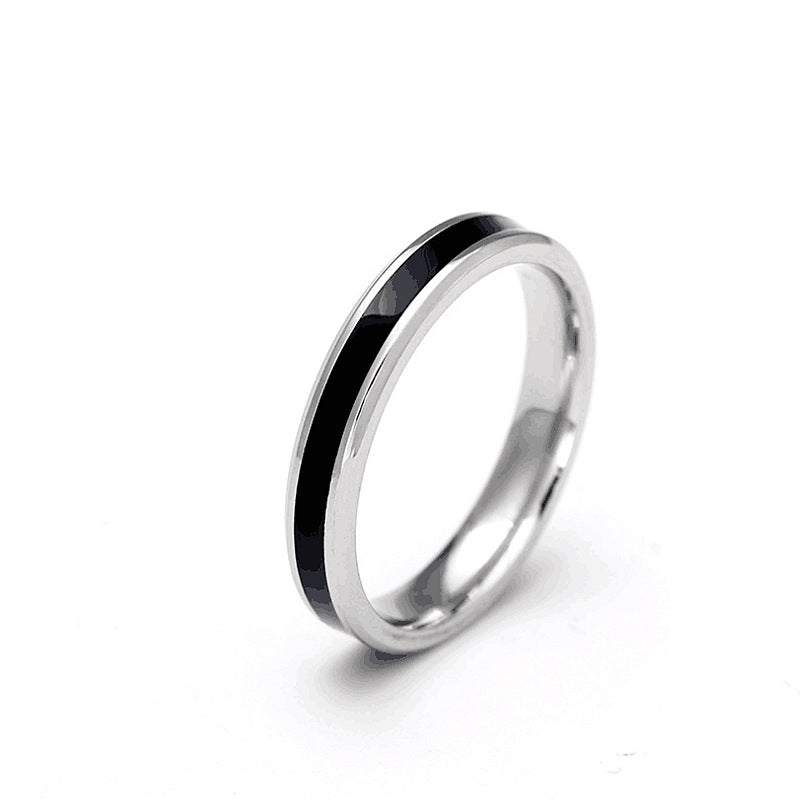 Herren Ring mit modernem, zweifarbigen Design und eleganten Akzenten Shop Nory