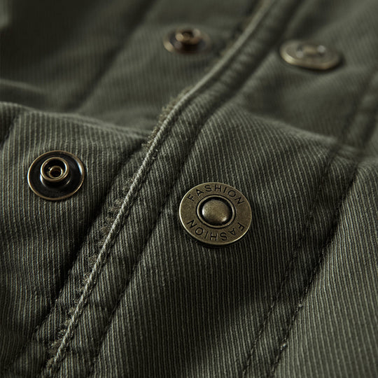 Herren Modische Arbeitsjacke mit Teddyfutter Shop Nory