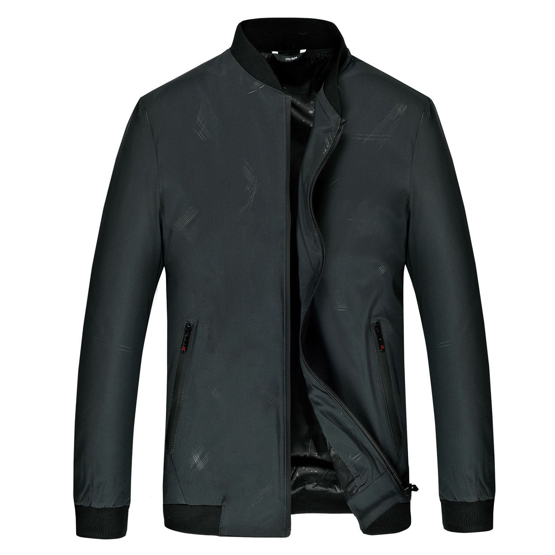 Herren Urbaner leichter Bomber mit wasserabweisender Oberfläche und geripptem Kragen Shop Nory