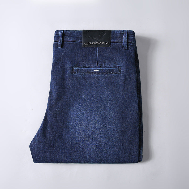 Herren Schmal geschnittene Denim-Chino mit Stretch, tapered Bein und klassischer Five-Pocket-Optik Shop Nory