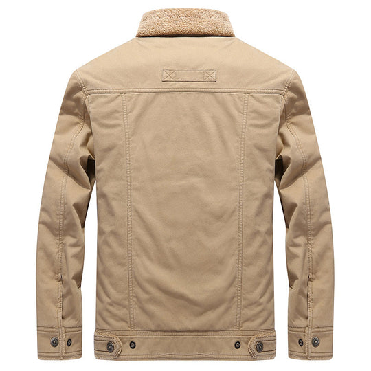 Herren Modische Arbeitsjacke mit Teddyfutter Shop Nory