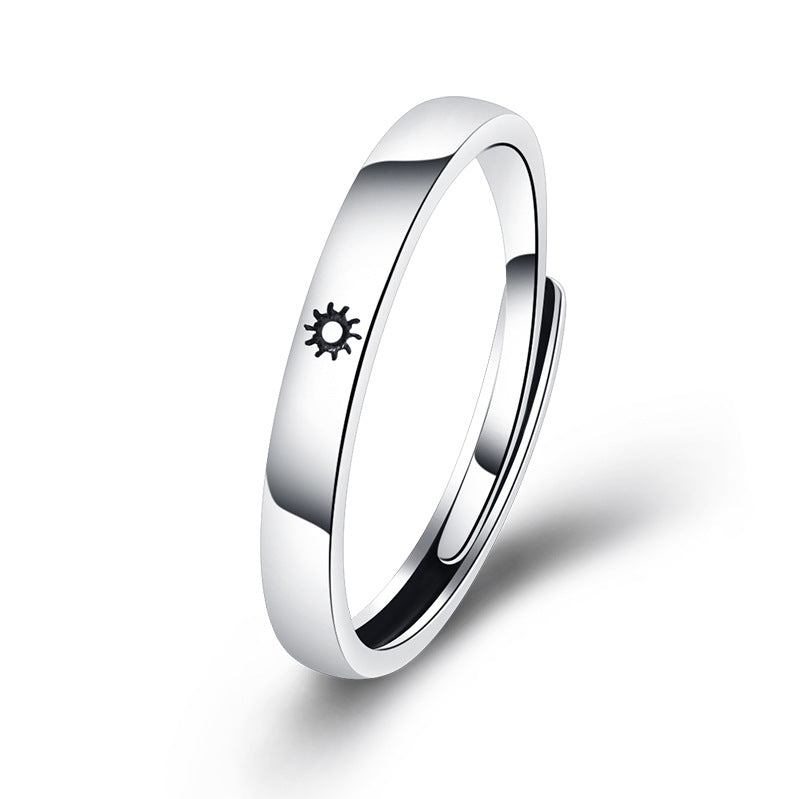 Damen minimalistischer Ring mit Sonnenmotiv Shop Nory