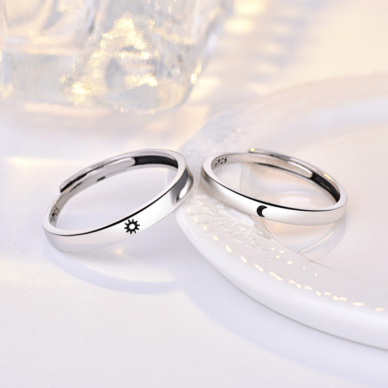 Damen minimalistischer Ring mit Sonnenmotiv Shop Nory