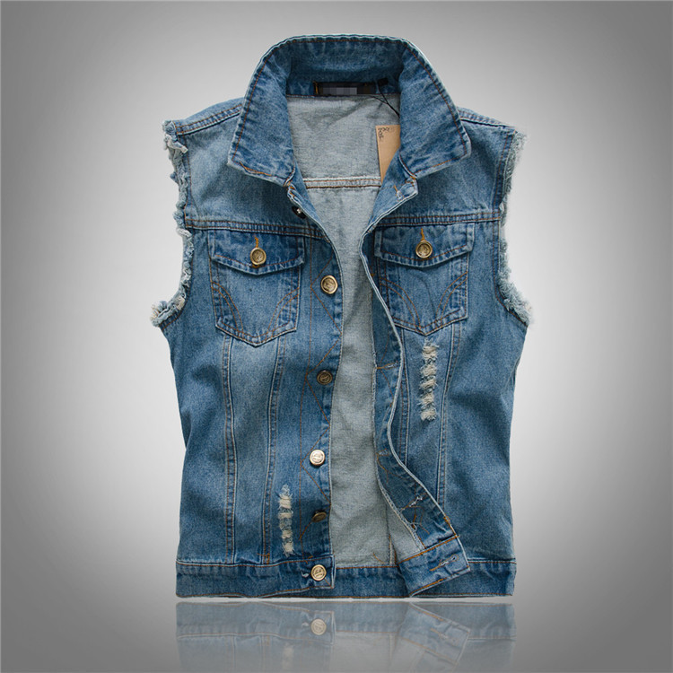ShopNory Stylische Denim Weste für Herren