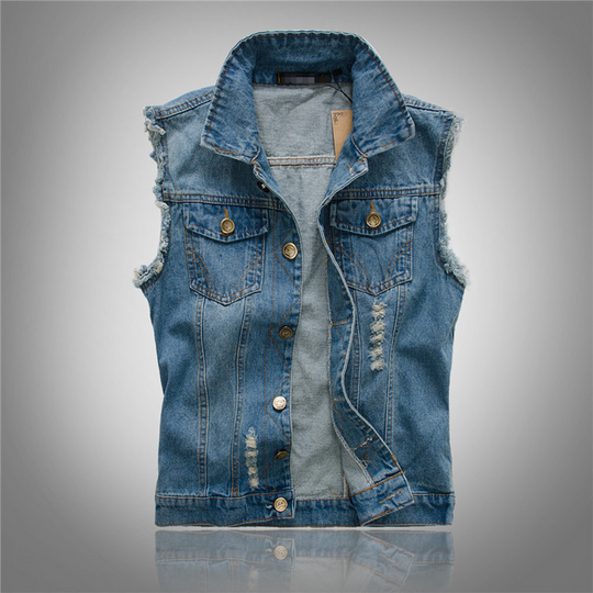 ShopNory Stylische Denim Weste für Herren
