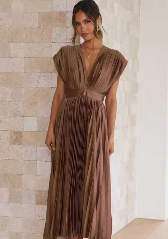Elegantes Maxikleid Aus Leichtem Stoff
