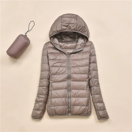 Damen Steppjacke mit Kapuze