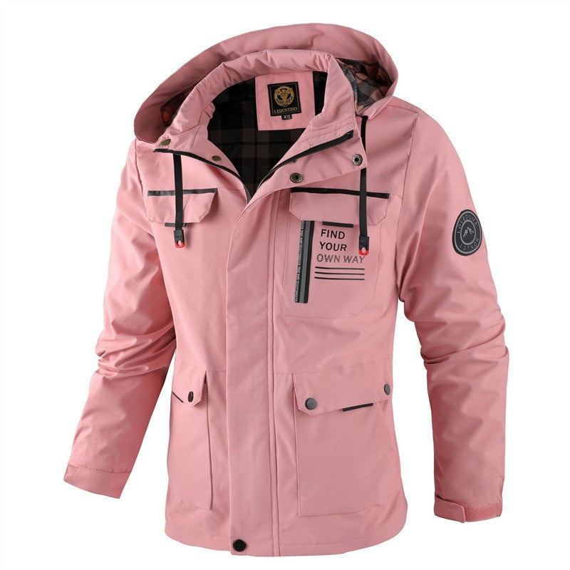 Moderne wasserdichte Cargo-Jacke für Männer