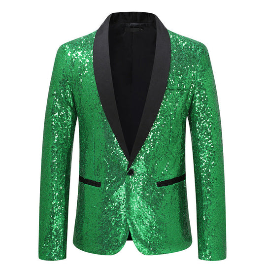 Stilvoller Pailletten-Blazer für Herren