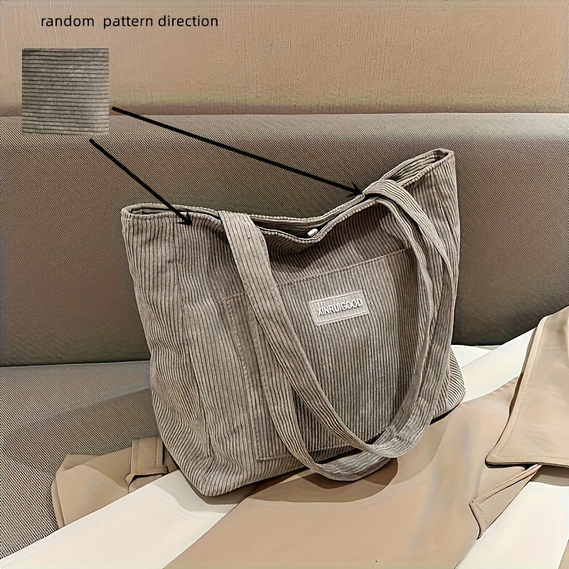 Elegante Damen Cordstoff Tasche | ShopNory