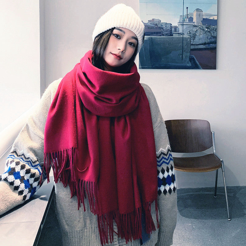 Winter-Schal in Kaschmir-Optik, 200x70 cm