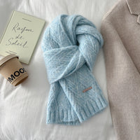 Eisenschild Alpaka-Mix Schal Sternblau