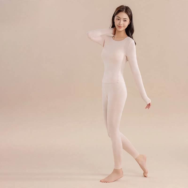 Damen Thermo-Unterwäsche-Set, Modal-Mix, ultradünn