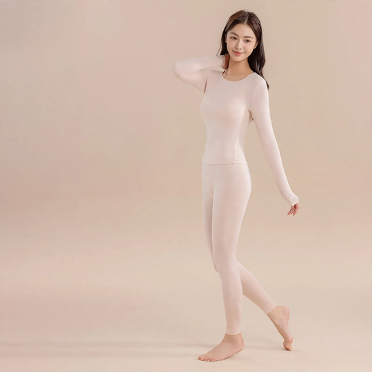 Damen Thermo-Unterwäsche-Set, Modal-Mix, ultradünn