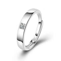Damenring mit elegantem, minimalistischem Design und funkelndem Zirkonia Shop Nory