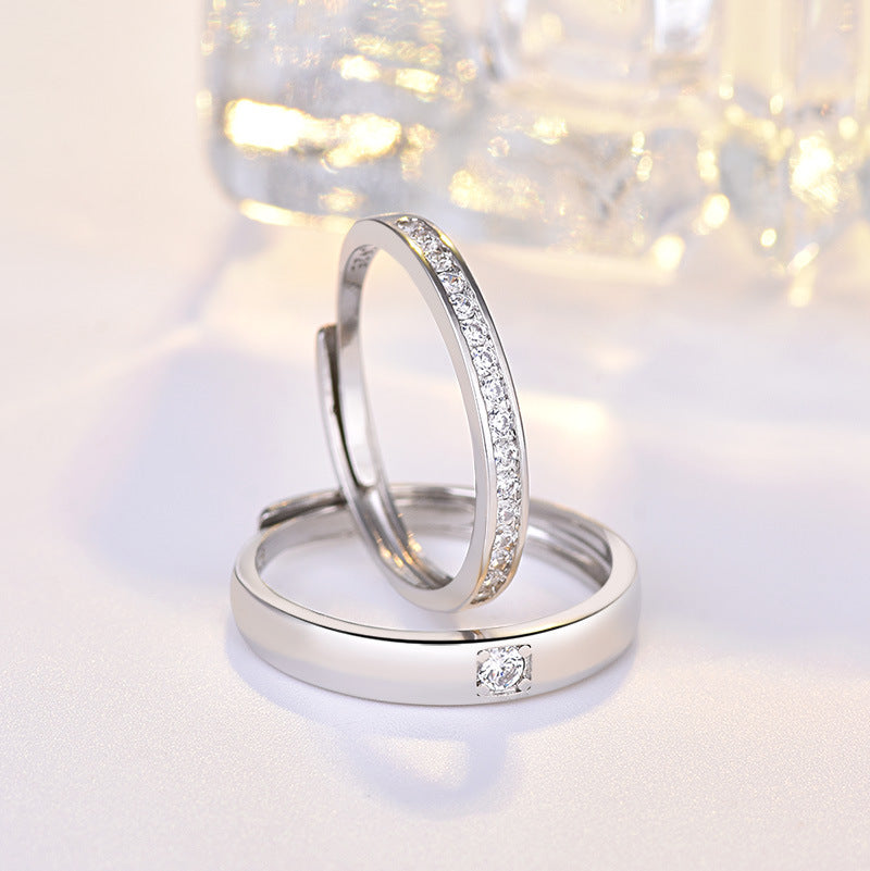 Damenring mit elegantem, minimalistischem Design und funkelndem Zirkonia Shop Nory