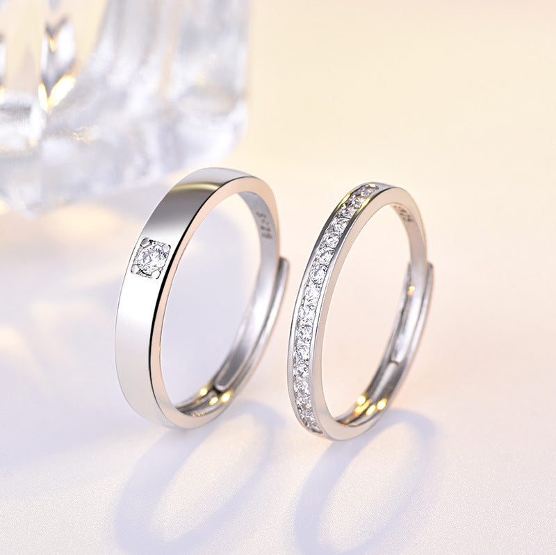 Damenring mit elegantem, minimalistischem Design und funkelndem Zirkonia Shop Nory