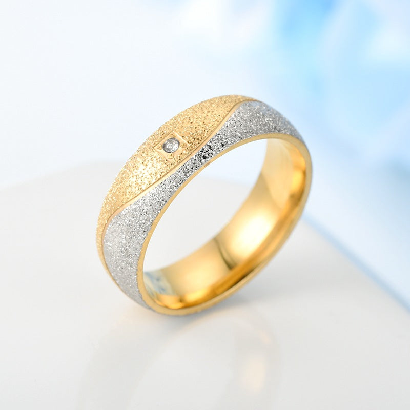Herren Ring mit kunstvollem Oberflächenmix und funkelndem Zirkonia Shop Nory