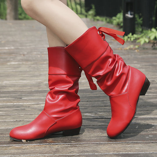 Damen Kniehohe Stiefel Shop Nory