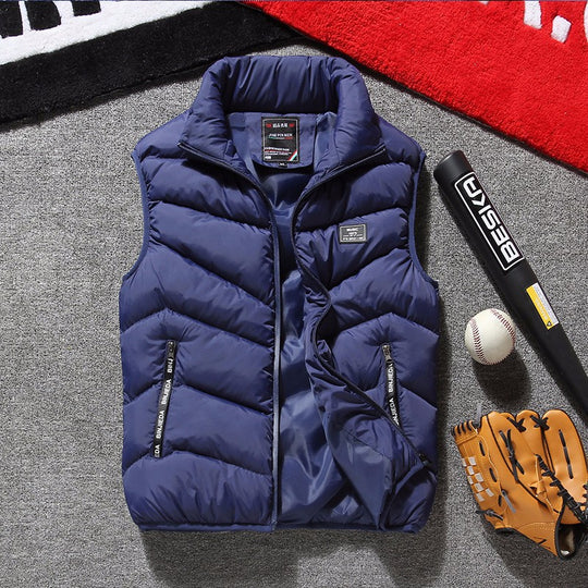 Herren Steppweste mit hohem Stehkragen und Thermofüllung Shop Nory