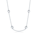 Damen elegante Halskette mit funkelnden Zirkonia-Details Shop Nory
