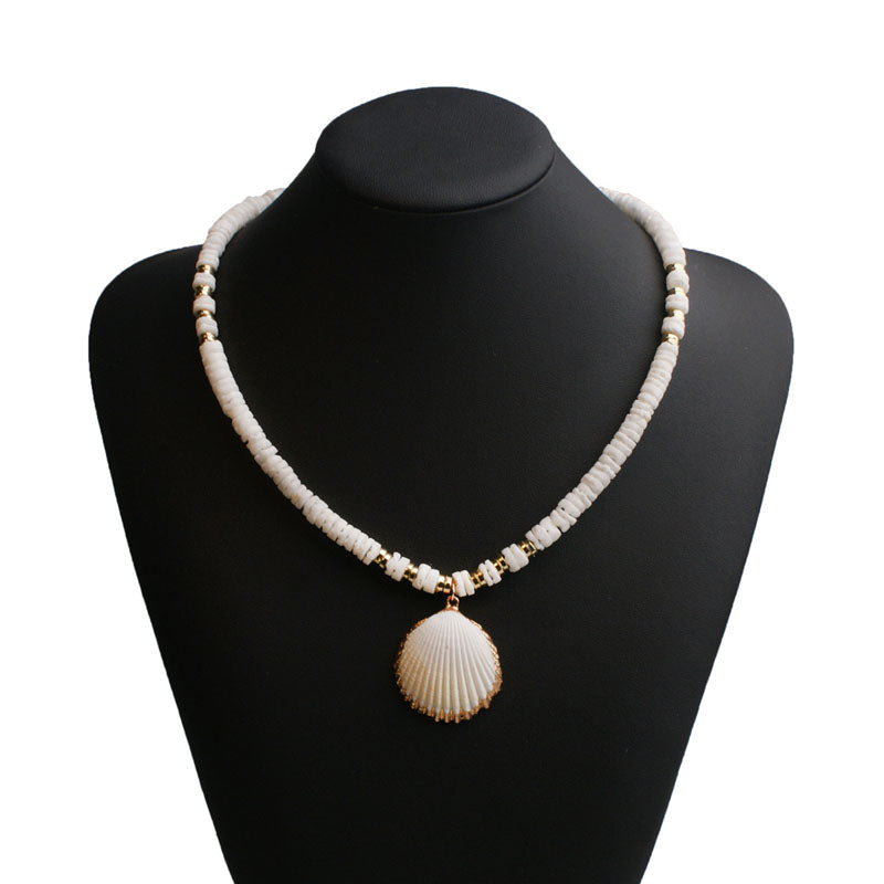 Perlenkette Mit Muschelanhänger | Shop Nory