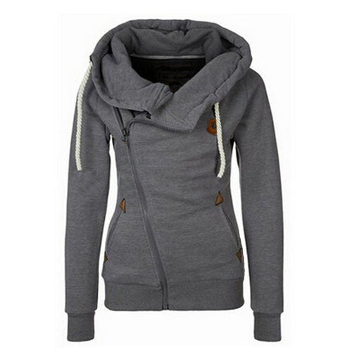Damen gemütlicher Lagenlook Pullover mit hohem Kragen