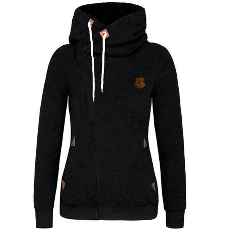 Damen gemütlicher Lagenlook Pullover mit hohem Kragen