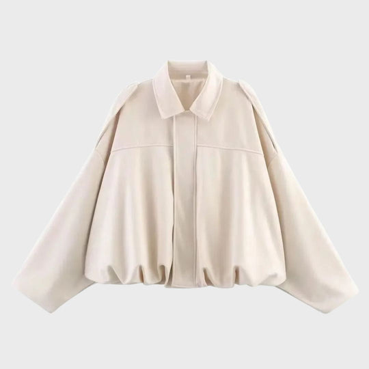 Wildleder Übergroße Warme Lederjacke